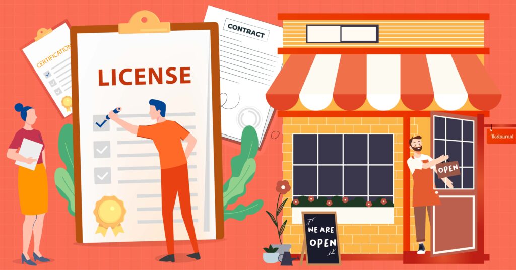 licenças para restaurantes