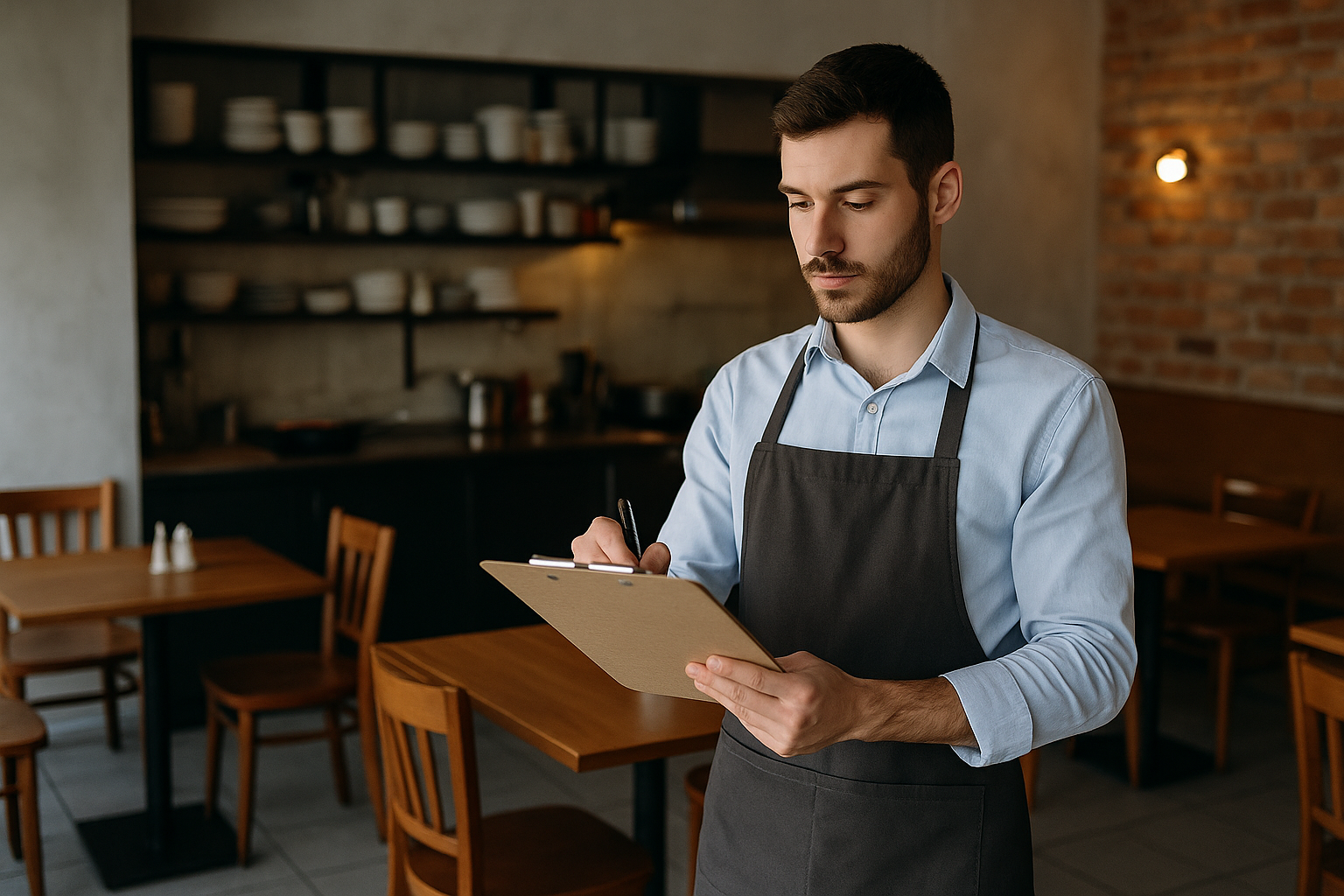 processos em restaurante