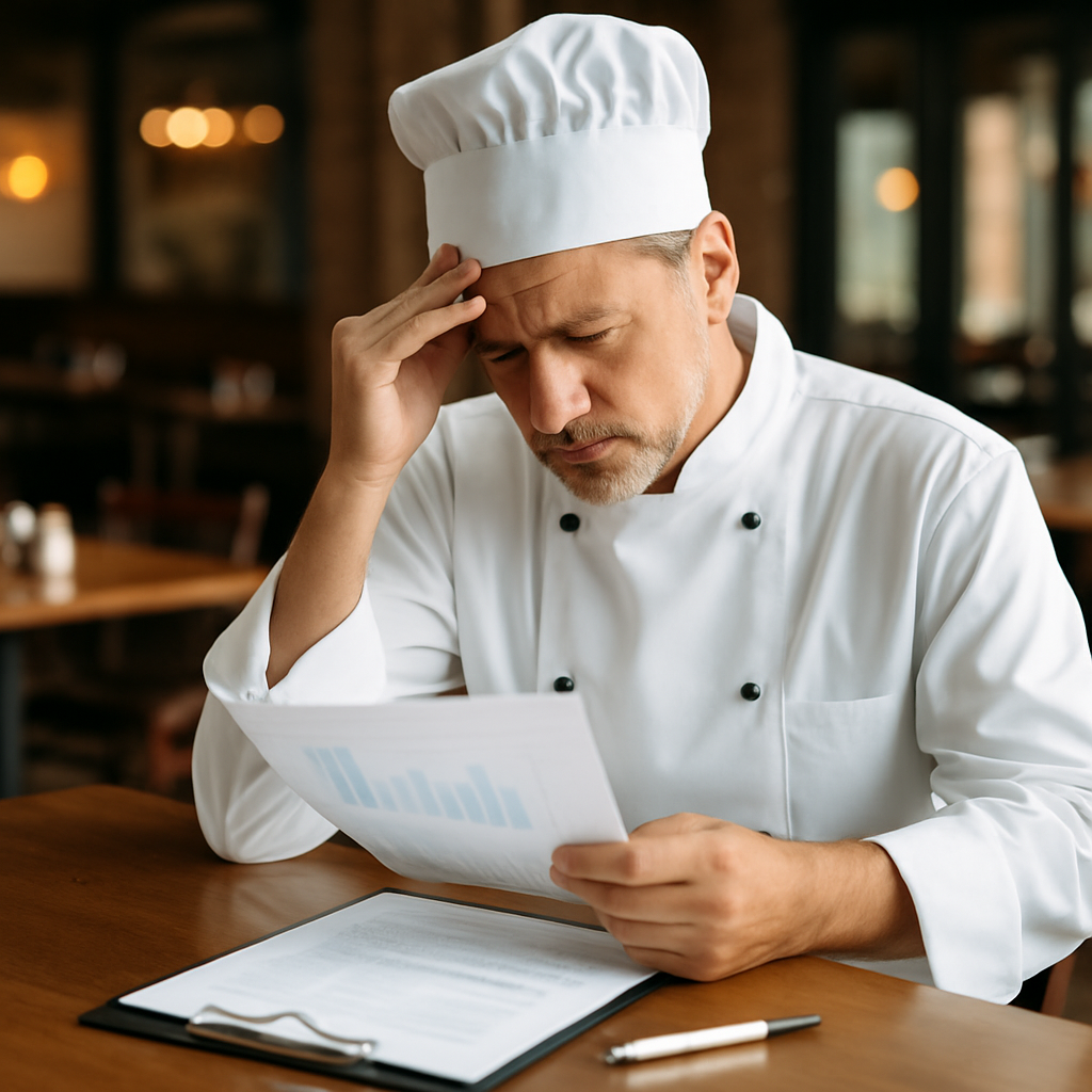 erros que reduzem o lucro do restaurante